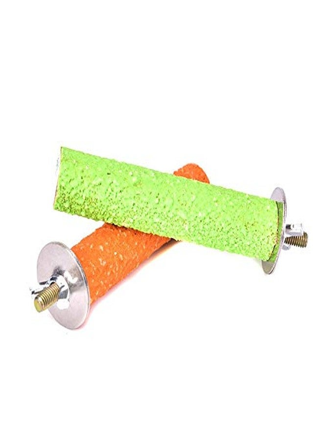 Western Era Set of 2 Safe Wood Sand Perch/Stand/Toy for Birds (Light Weight) (Size - 6") - Image 4